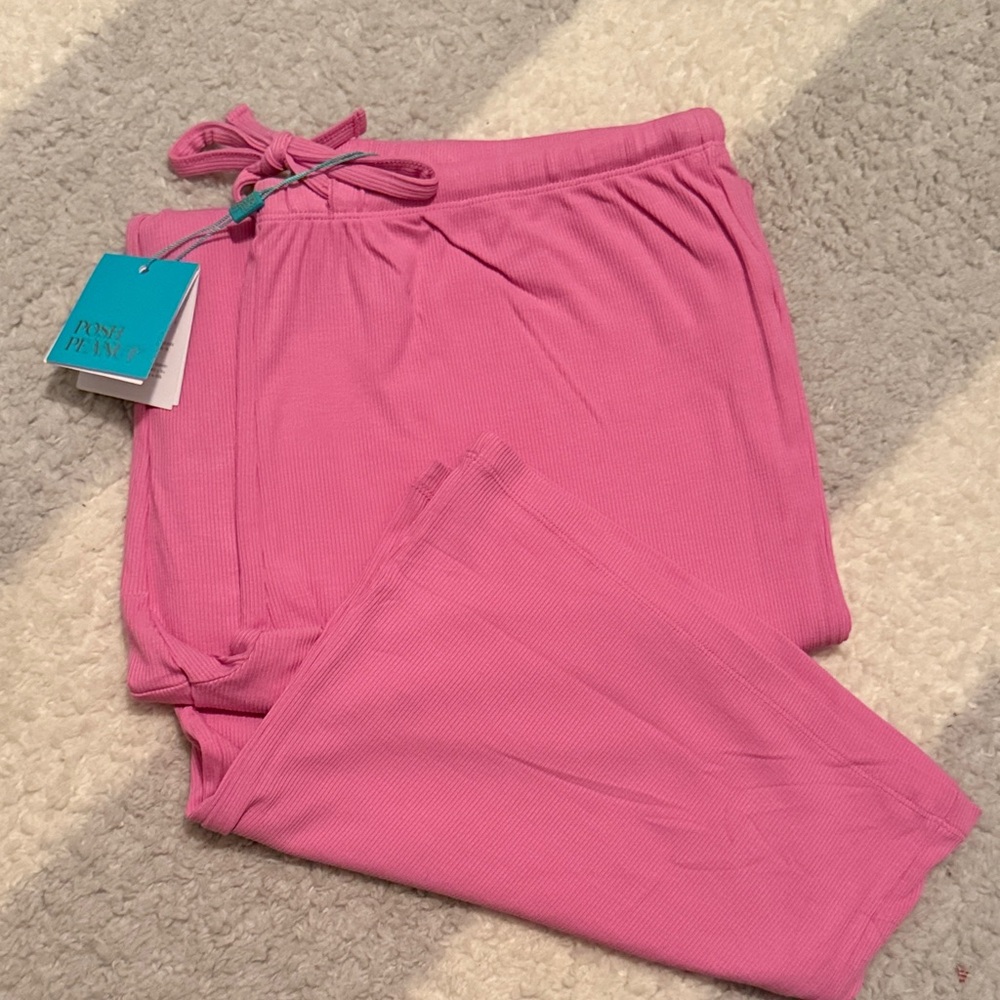 Women’s Posh Peanut bamboo pants, size large, NWT
